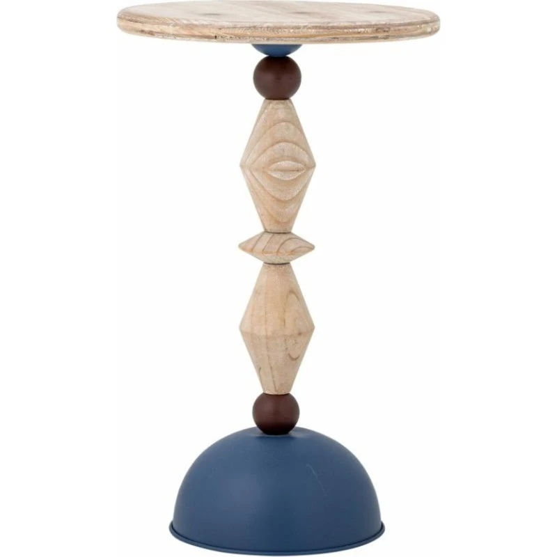 Bloomingville Mannelli Table d'appoint bleue Ø30 x 49 cm