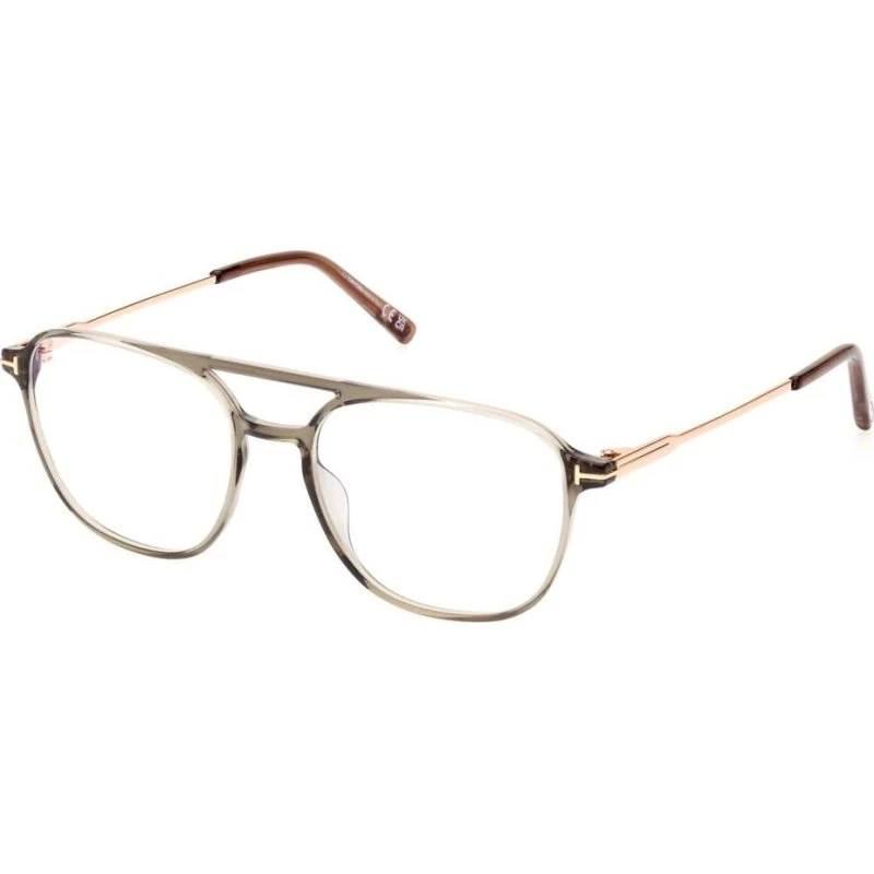 Tom Ford FT 5874-B Blue Block Lunettes de Vue Homme Vert