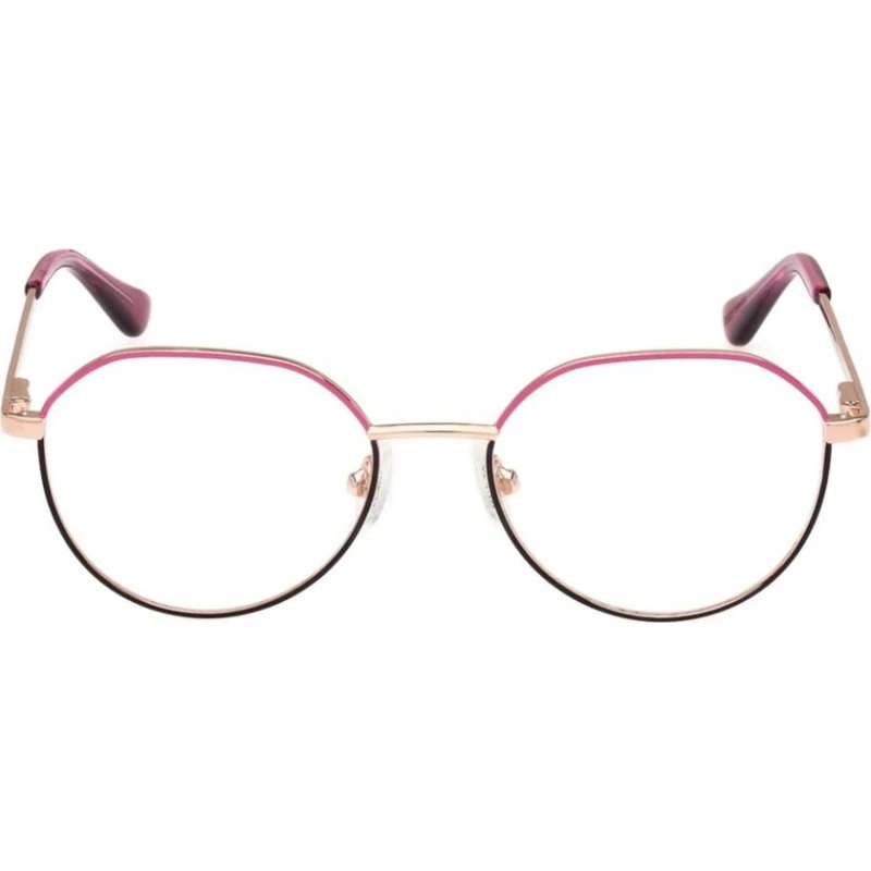 Guess GU9232 Lunettes de Vue Rondes en Métal