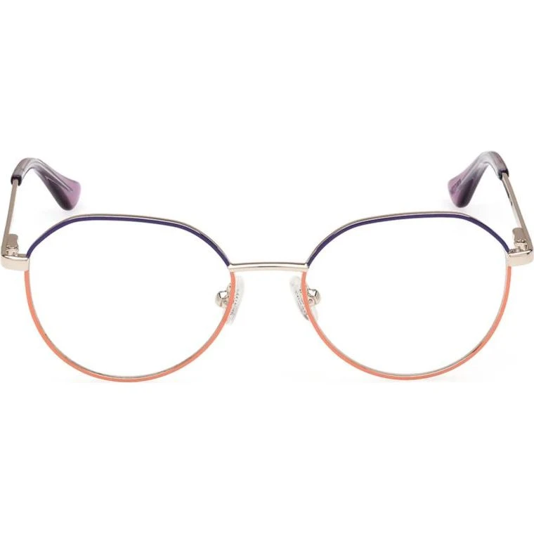 Guess GU9232 Lunettes de Vue Enfant Violettes Rondes en Métal
