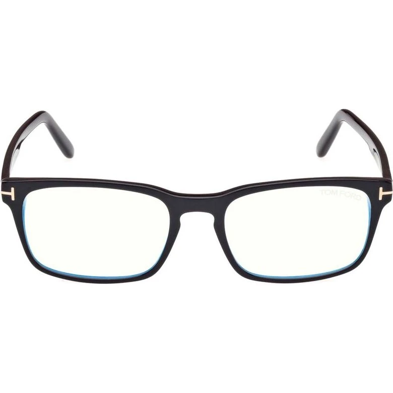 Tom Ford FT 5938-B Blue Block Lunettes de Vue Homme Noir Géométrique