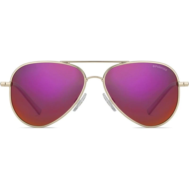 Polaroid PLD 8015/N Kids Lunettes de Soleil Pilote Rose Doré