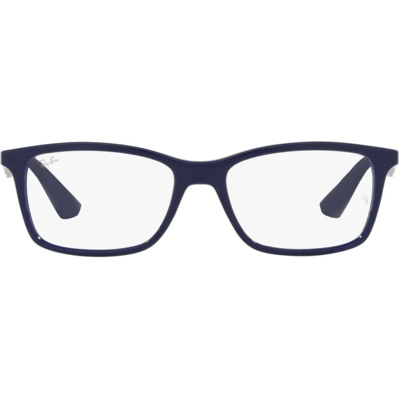 Ray-Ban RX 7047 Lunettes de Vue Géométriques Bleues Unisexe