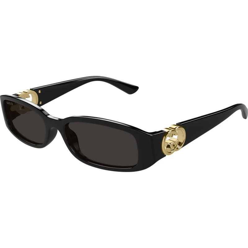 Gucci Lunettes de Soleil GG1661S 001 - Noir et Gris