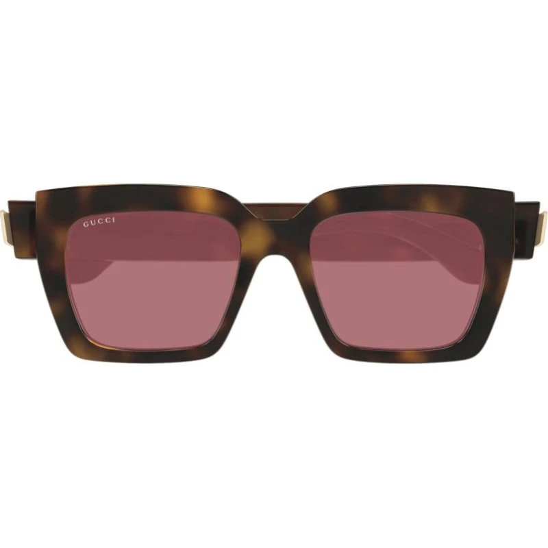 Gucci GG1689S Lunettes de Soleil Papillon Havana Rose 54mm