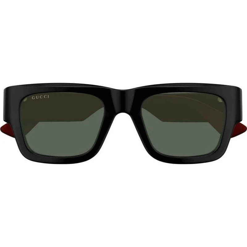 Gucci GG1668S Lunettes de Soleil Carrées Homme - Noir & Gris