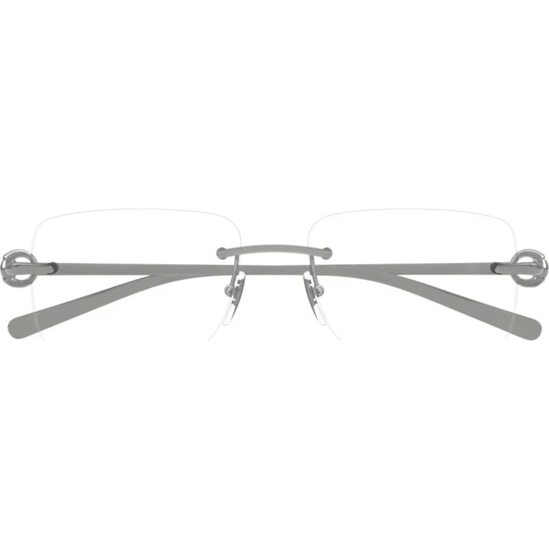 Gucci GG1703O Lunettes de Vue Homme Carrées Argentées