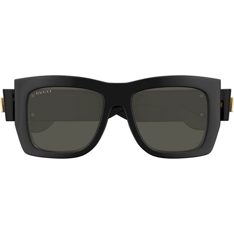 Gucci GG1688S Lunettes de Soleil Papillon Noir et Gris 54mm