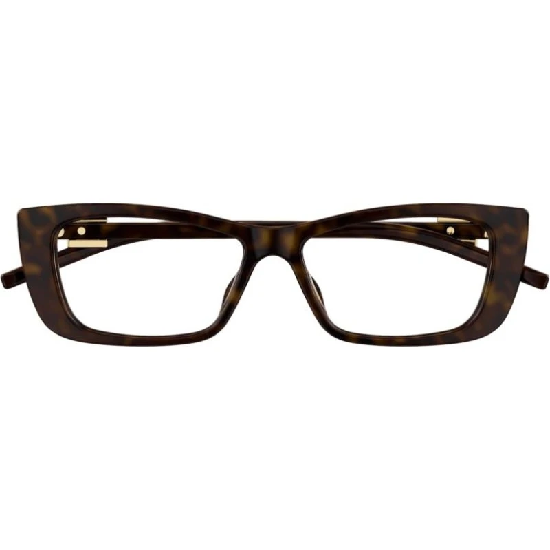 Gucci GG1682O Lunettes de Vue Femme Oeil de Chat Havane