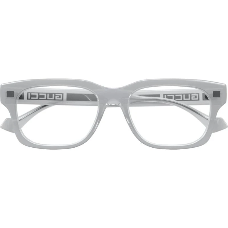 Gucci GG1731O Lunettes de Vue Homme Carrées Grises