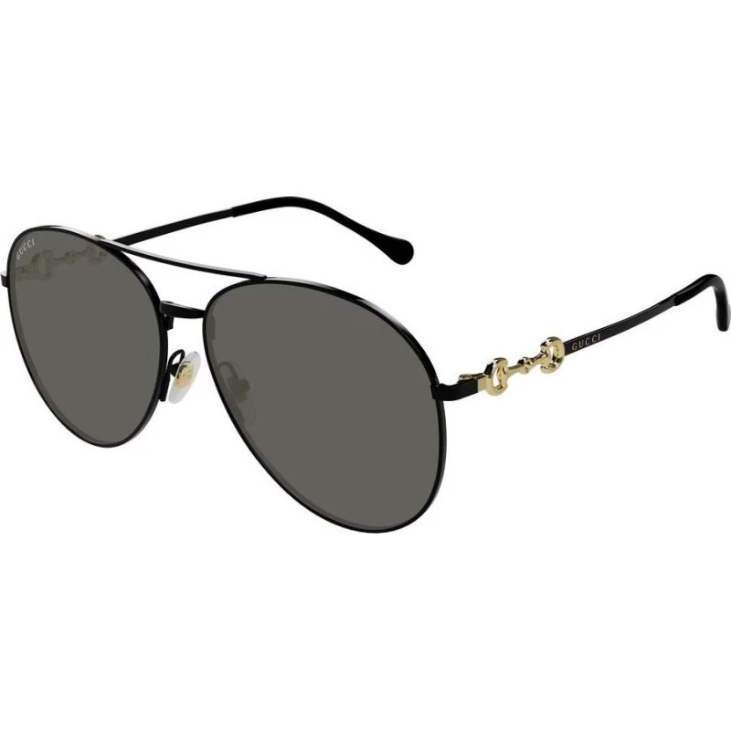 Gucci GG1698S Lunettes de Soleil Pilote Noir pour Femme
