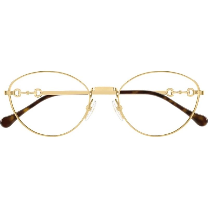 Gucci GG1699O Lunettes de Vue Femme - Œil de Chat Doré