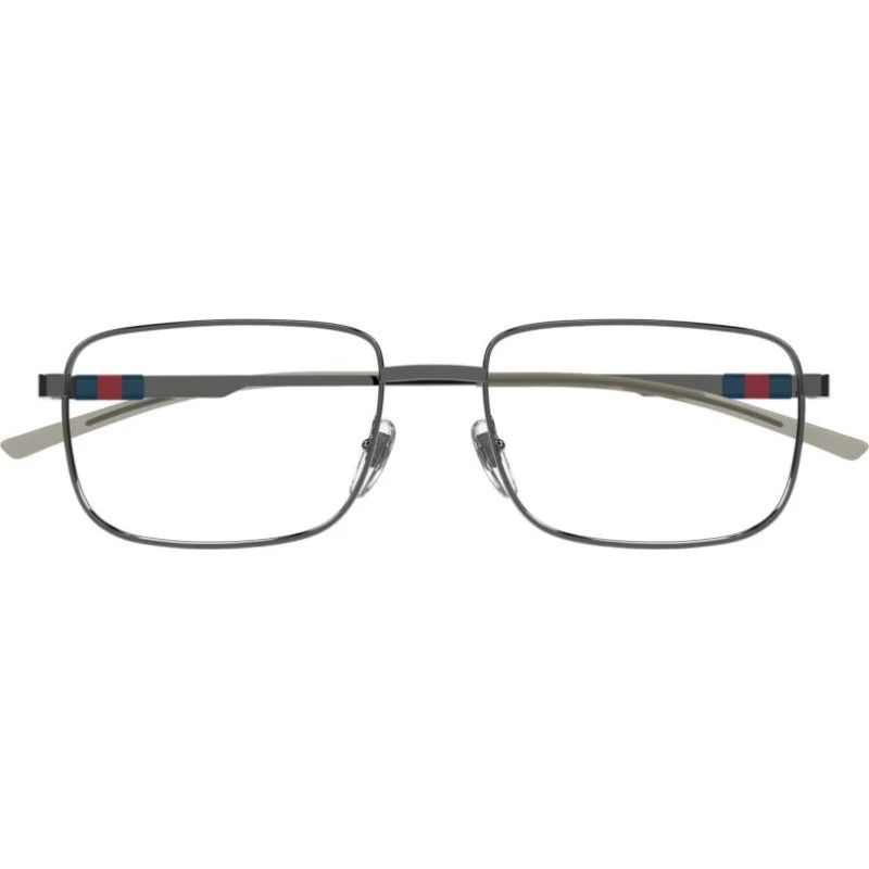 Gucci GG1678O Lunettes de Vue Homme Rectangulaires Ruthénium