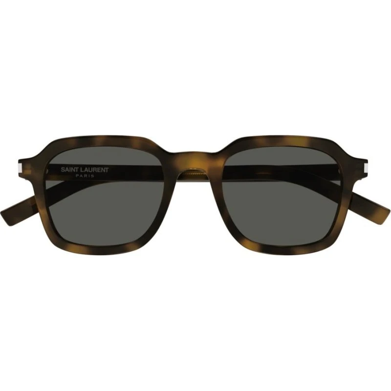 Saint Laurent SLIM SUN SL 715 - Lunettes de soleil carrées Havane