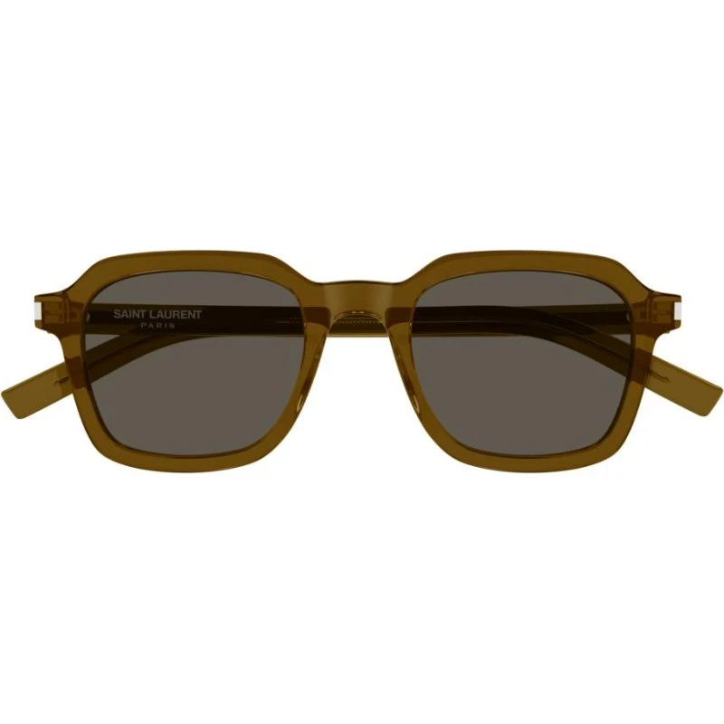 Saint Laurent Slim Sun SL 715 Lunettes de Soleil Carrées Marron
