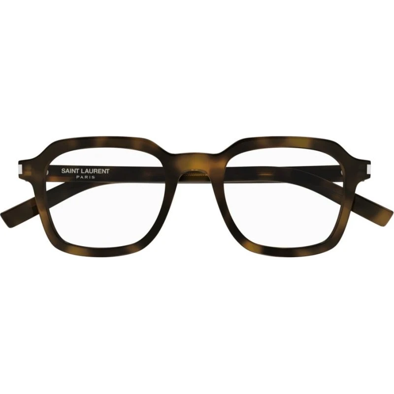 Saint Laurent Slim OPT SL 715 - Lunettes de Vue Carrées Havana
