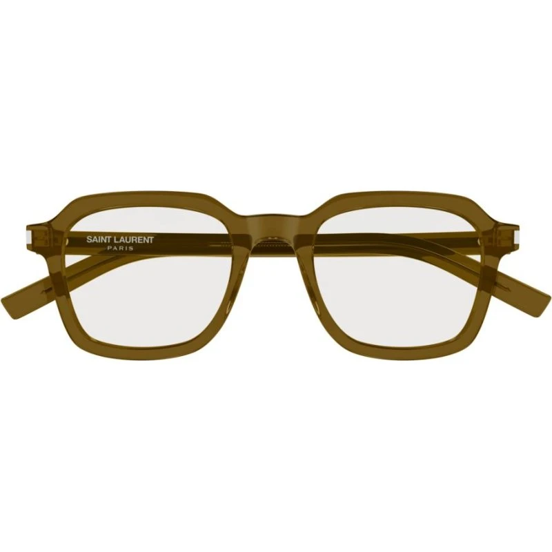 Saint Laurent SL 715 Slim Opt Lunettes de Vue Carrées Marron