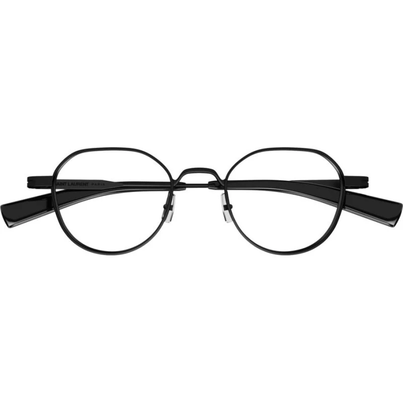 Saint Laurent SL 730 Lunettes de Vue Homme Rondes Noires