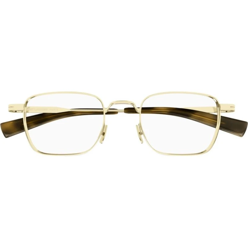 Saint Laurent SL 729 Lunettes de Vue Homme Doré Rectangulaire
