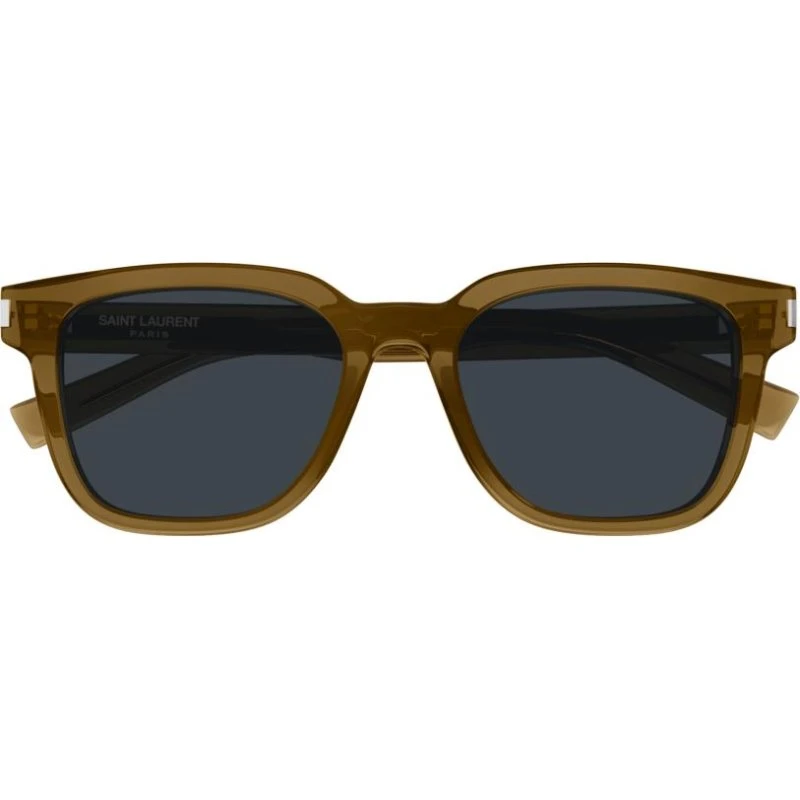 Saint Laurent SL 711 Lunettes de Soleil Homme Marron Carrées
