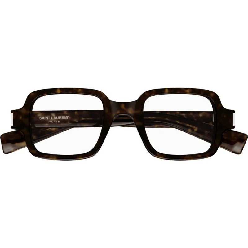 Saint Laurent SL 720 OPT Lunettes de Vue Rectangulaires Havane