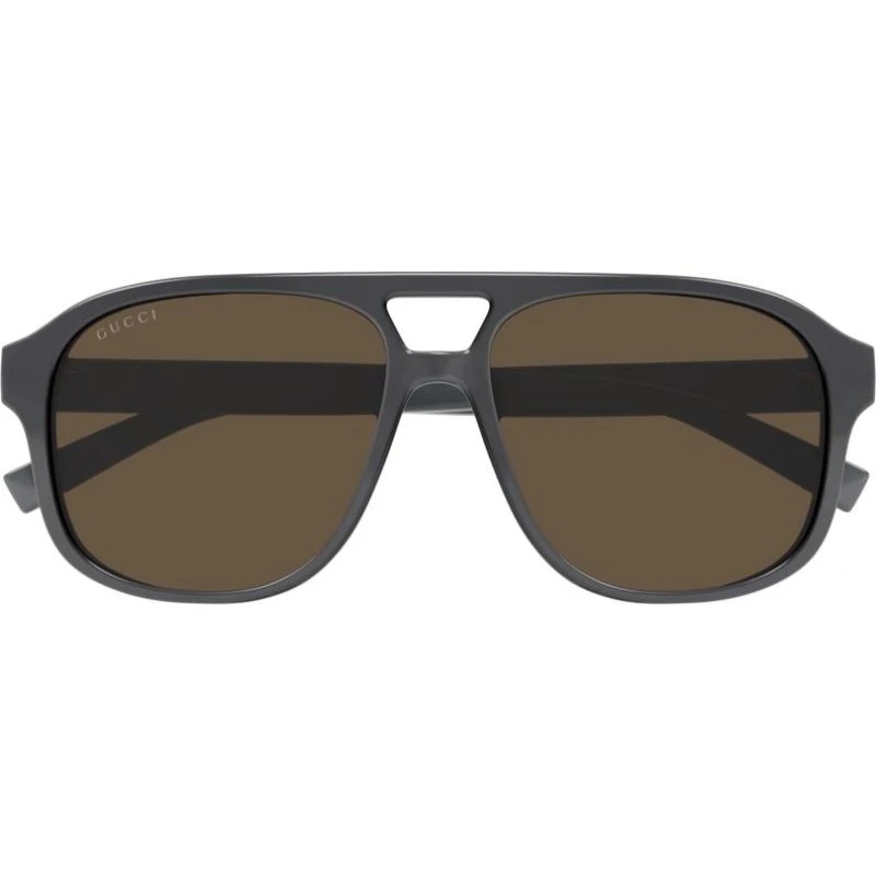 Gucci GG1856S Lunettes de Soleil Pilote Homme - Gris et Marron