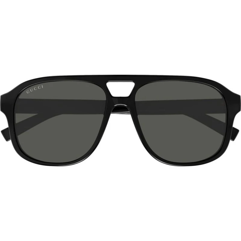 Gucci GG1856S Lunettes de Soleil Pilote Homme Noir Gris Polarisé