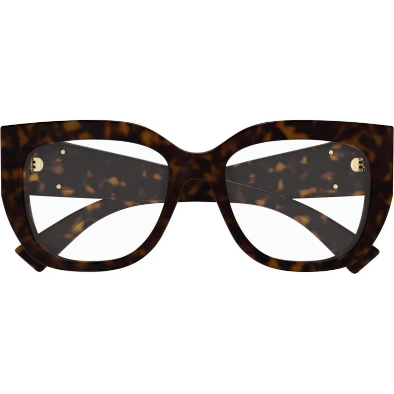 Gucci GG1846O Lunettes de Vue Papillon Havane pour Femme