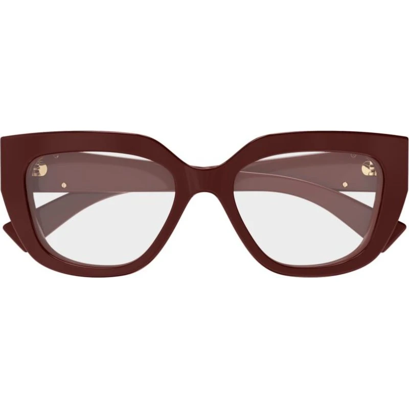 Gucci GG1847O Lunettes de Vue Carrées Rouge pour Femme