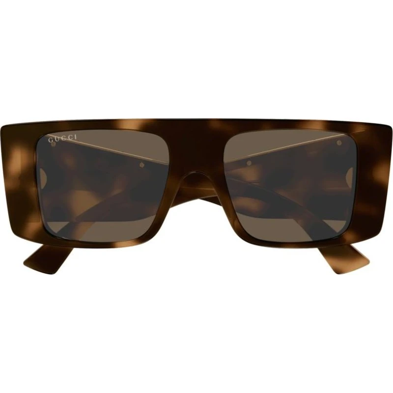 Gucci GG1888S Lunettes de Soleil Homme Carrées Havana Marron 50mm