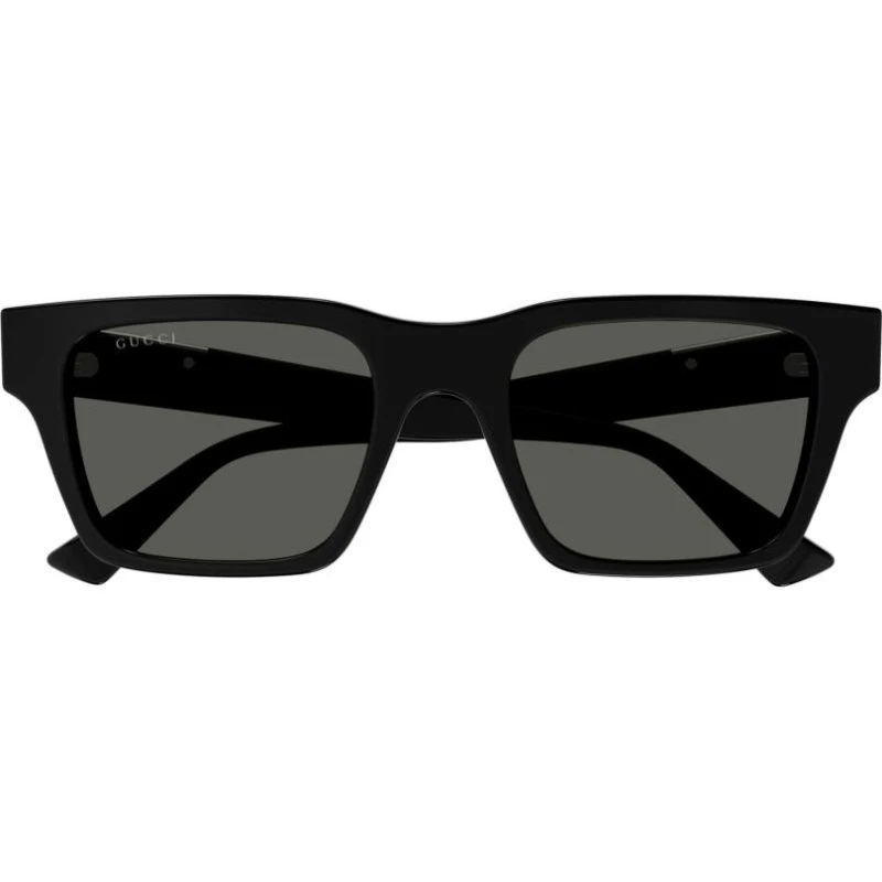 Gucci GG1889S Lunettes de Soleil Homme Carrées Noires et Grises