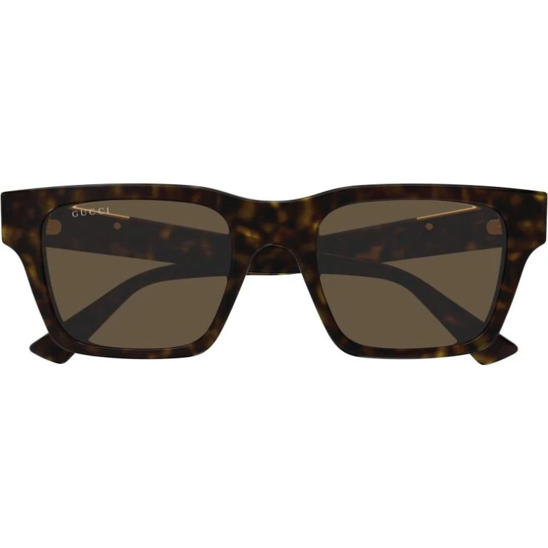 Gucci GG1889S Lunettes de Soleil Homme Carrées Havana Marron 51mm
