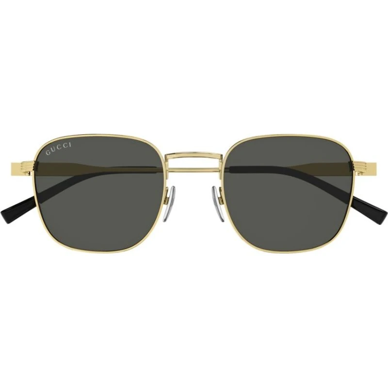 Gucci GG1876S Lunettes de Soleil Rondes Dorées pour Homme