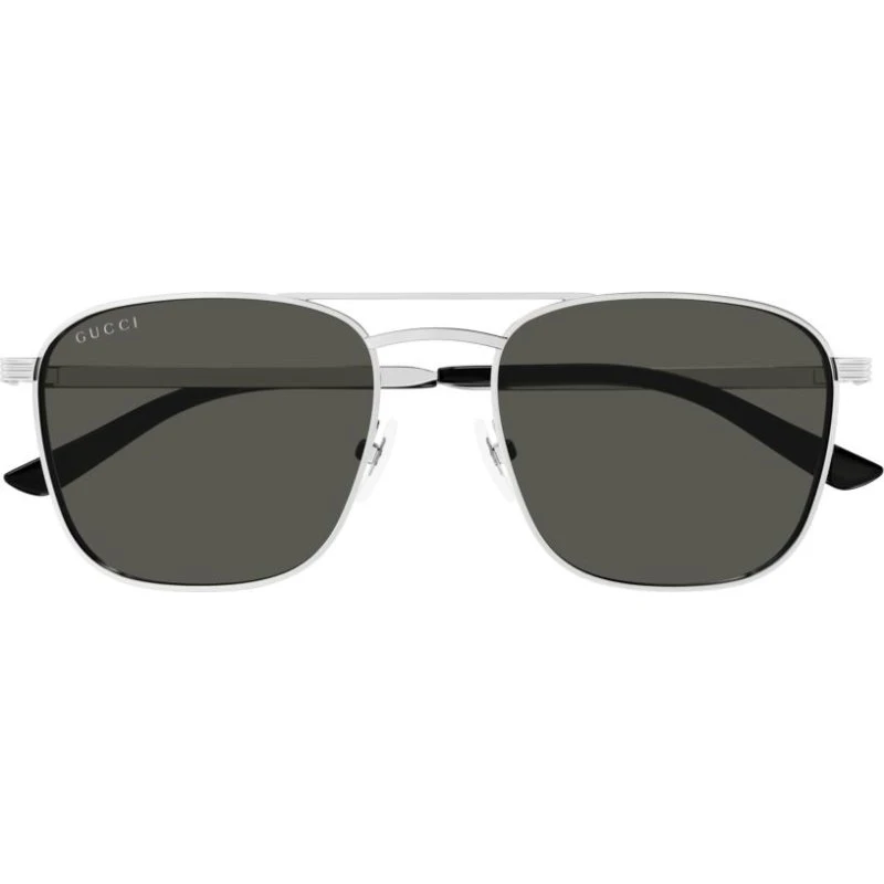 Gucci GG1881S Lunettes de Soleil Homme Argentées Carrées