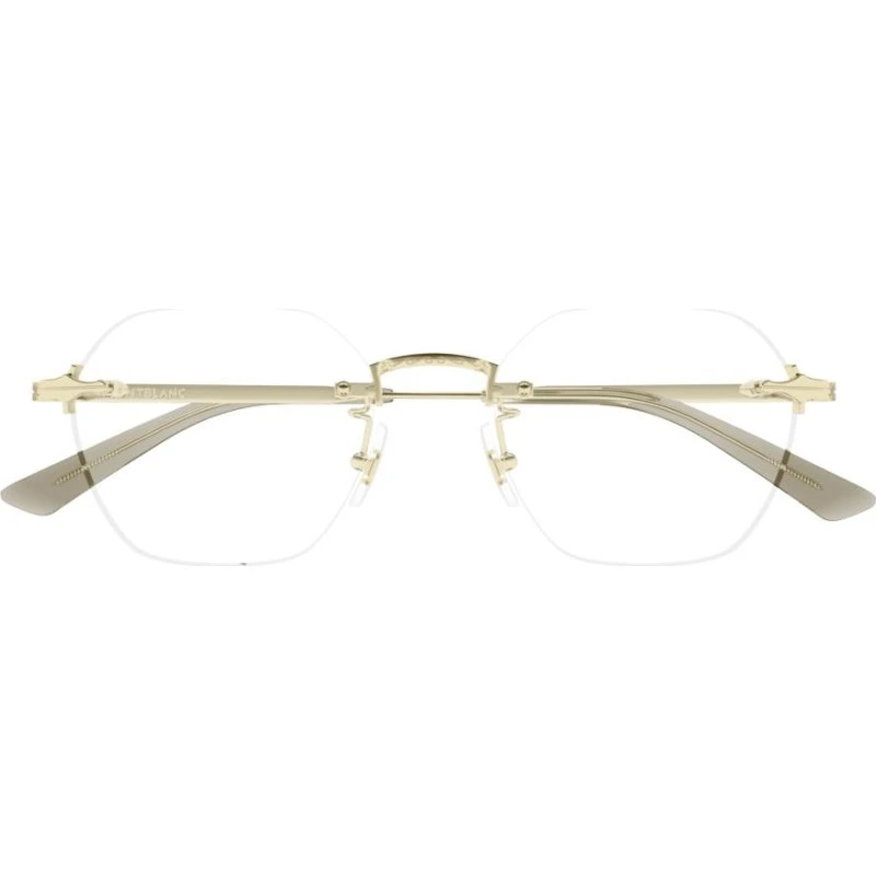 Montblanc MB0403O Lunettes de Vue Homme Rondes Dorées