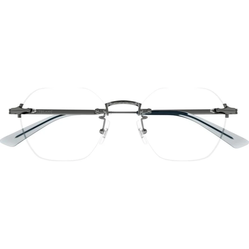 Montblanc MB0403O Lunettes de Vue Homme Rondes Ruthénium