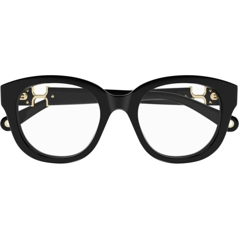 Chloé Ch0304O Lunettes de Vue Rondes Noires pour Femme