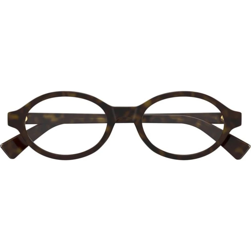 Bottega Veneta BV1367O Lunettes de Vue Rondes Havane Femme