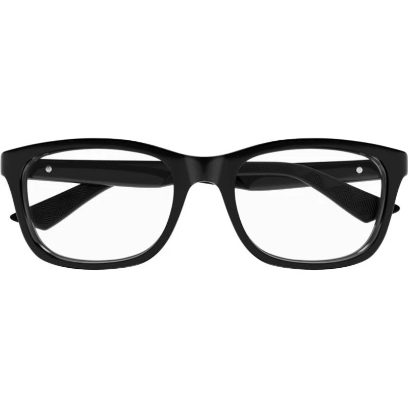Montblanc MB0401O Lunettes de Vue Carrées pour Homme - Noir