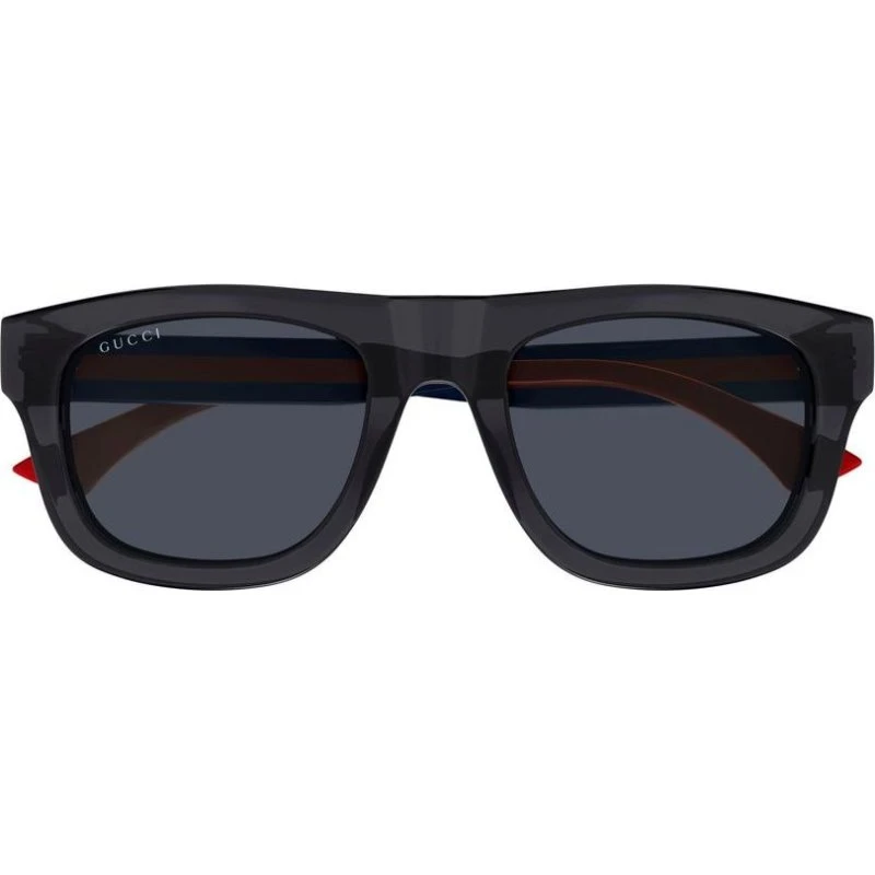Gucci GG1991S Lunettes de Soleil Carrées Homme - Gris et Bleu