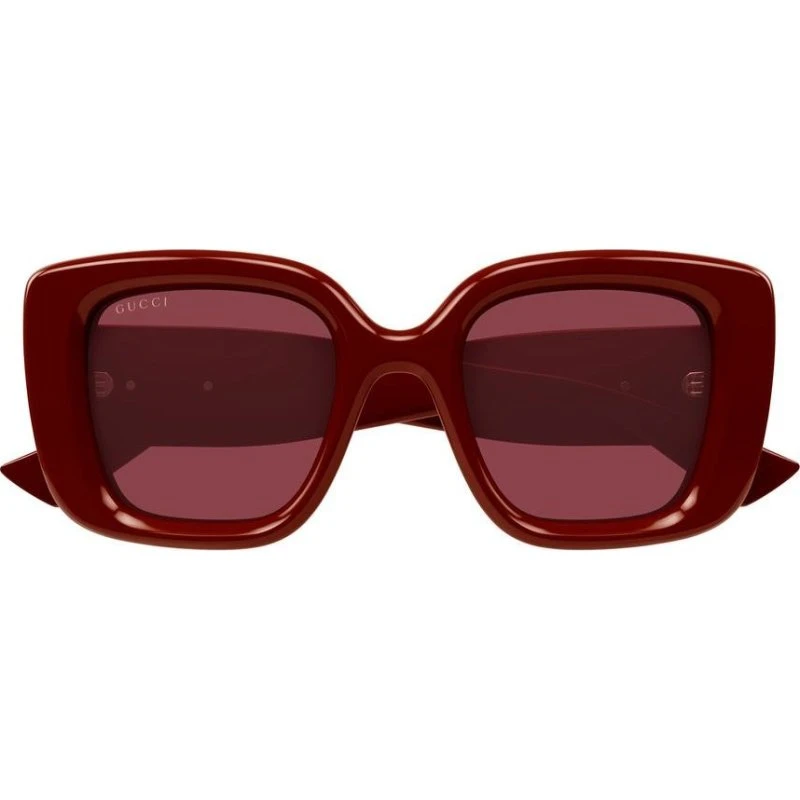 Gucci GG1975S Lunettes de Soleil Papillon Rouge pour Femme