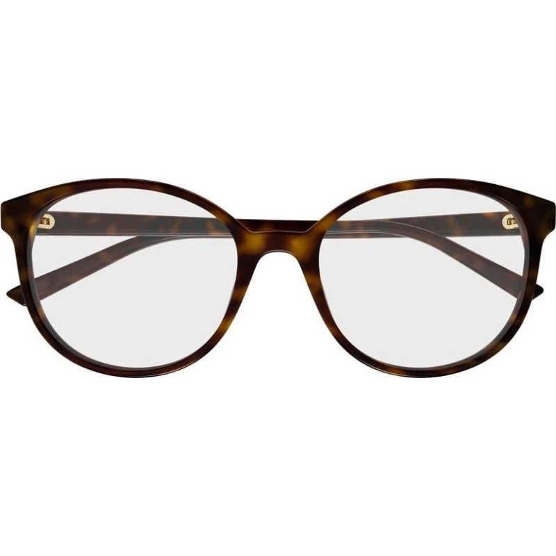 Gucci GG1996O Lunettes de Vue Rondes Havana pour Femme