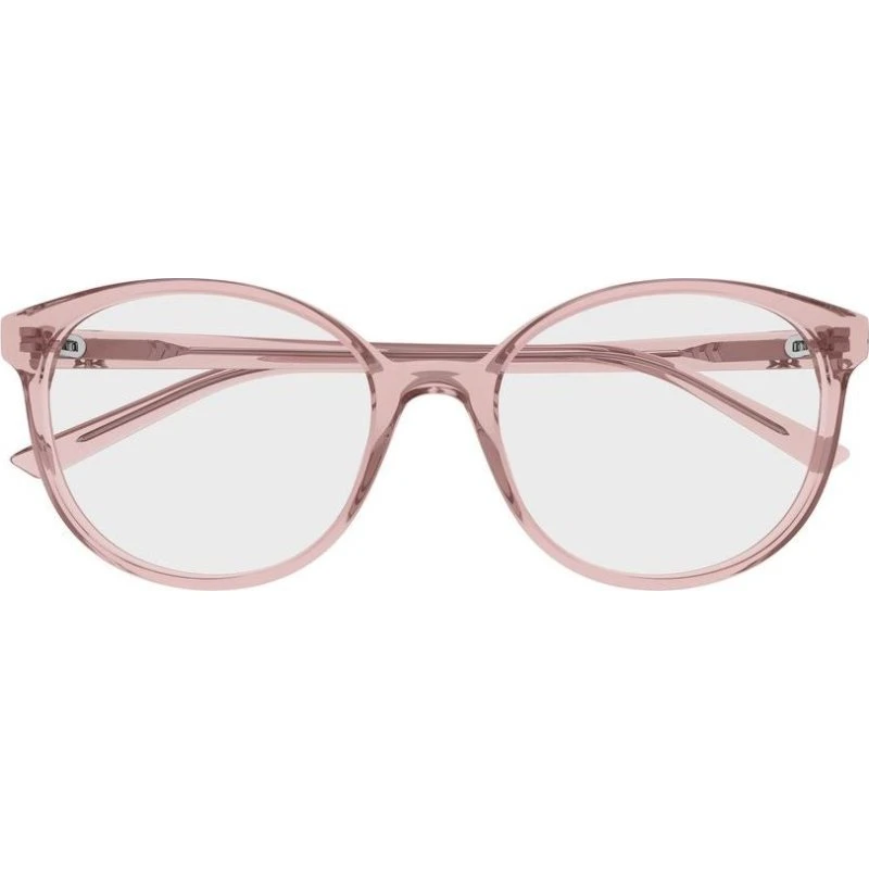 Gucci GG1996O Lunettes de Vue Rondes en Acétate Rose pour Femme