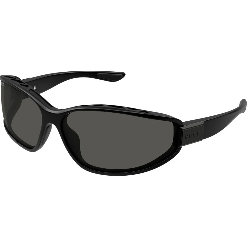 Gucci GG2011S Lunettes de Soleil Géométriques Homme - Noir/Gris