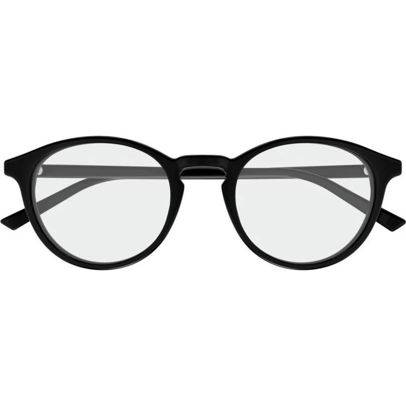 Gucci GG1998O Lunettes de Vue Rondes Noires pour Homme