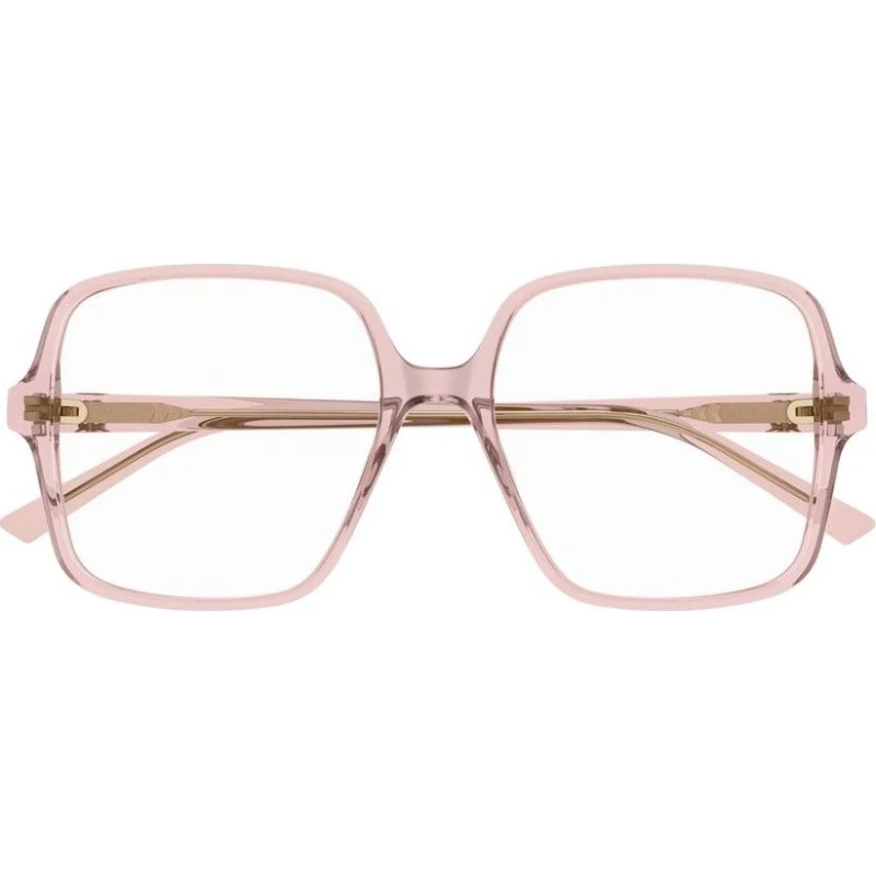 Gucci GG1994O Lunettes de Vue Carrées Rose pour Femme