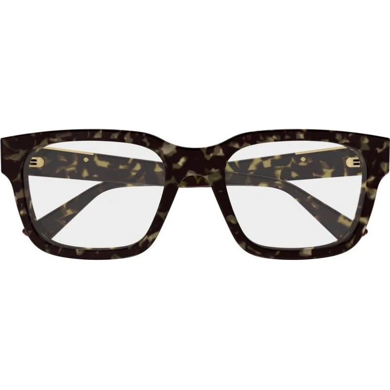 Gucci GG1961O Lunettes de Vue Homme Carrées Havane