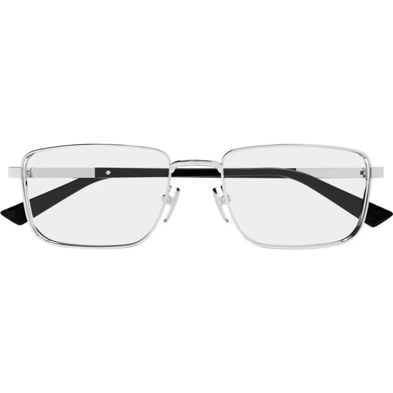 Gucci GG1964O Lunettes de Vue Homme Argentées Carrées