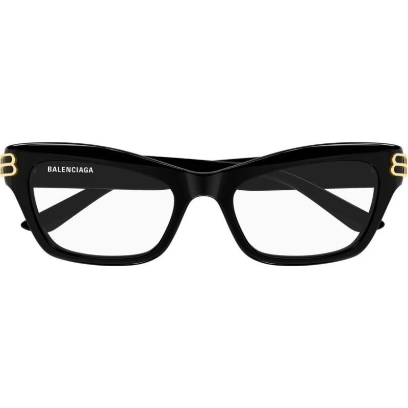 Balenciaga BB0435O Lunettes de Vue Femme Œil de Chat Noires
