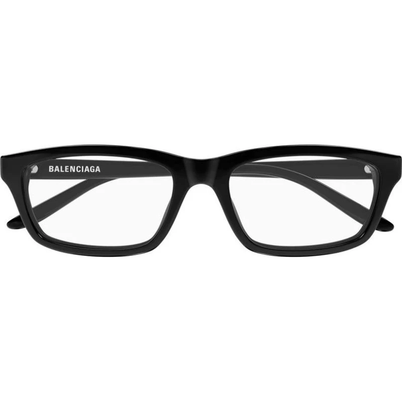 Balenciaga BB0439O Lunettes de Vue Homme Carrées Noires